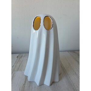 Ceramic Martha stewart light up ghost Halloween decor shabby chic spirit decor